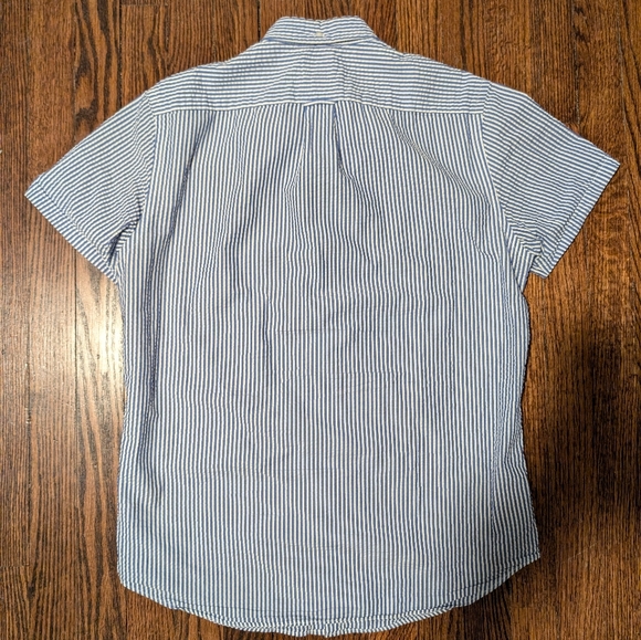 J. Crew Seersucker Shirt - Picture 4 of 4